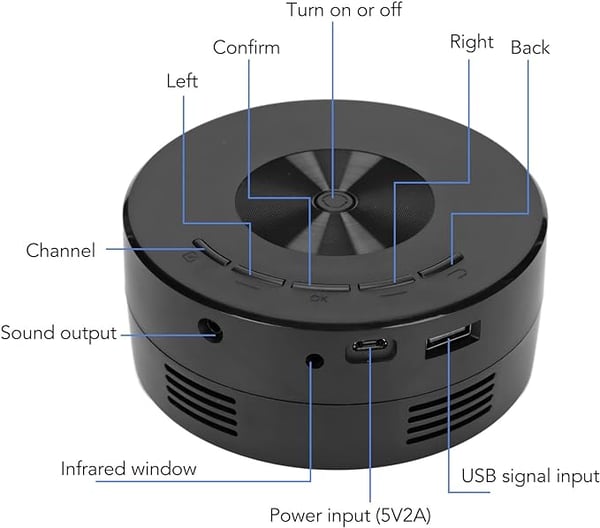 VisionGo Mini | Compacte projector voor thuis en onderweg