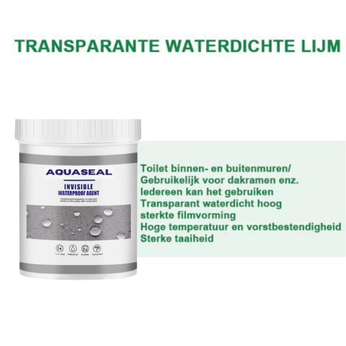 AquaSeal - Waterdichte Lijm Los Lekkage In Seconden Op! | 1+1 GRATIS